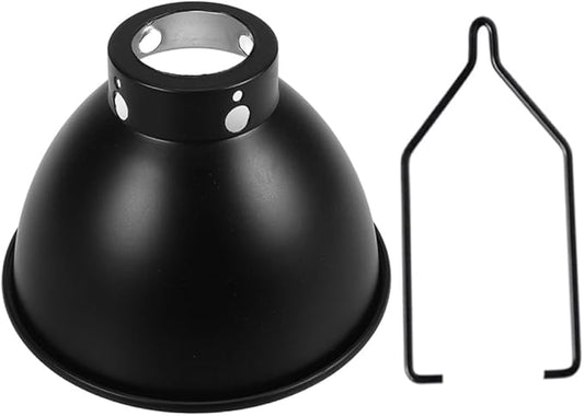 balacoo Reptile Terrarium Heat Lamp Shade Insulation Cover High-Temperature Resistant Lampshade for Reptile Heating Lamp
