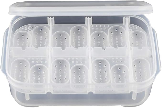 Reptile Breeding Box OMEM Reptile Lizard Incubation Box, Hatchery Box, Suitable for Hatching Snake, Lizards, Lions Mane, Reptiles (Transparent)