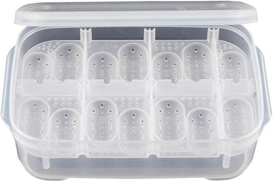 Reptile Breeding Box OMEM Reptile Lizard Incubation Box, Hatchery Box, Suitable for Hatching Snake, Lizards, Lions Mane, Reptiles (Transparent)