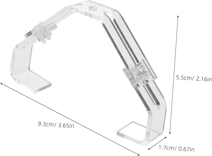 Abaodam 2pcs Aquarium Lamp Fixing Clip Stable Support for Fish Tank Reptile Terrarium Lighting and Versatile Light Holder Parts