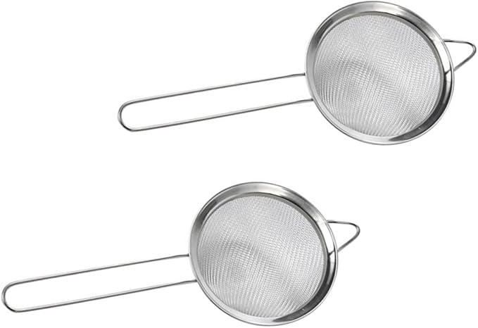 TOYANDONA 2pcs Reptile Excrement Sand Shovel Mesh Cleaning Tool for Tortoise Lizard Snake Scorpion Easy to Clean Silver Design
