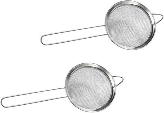 TOYANDONA 2pcs Reptile Excrement Sand Shovel Mesh Cleaning Tool for Tortoise Lizard Snake Scorpion Easy to Clean Silver Design