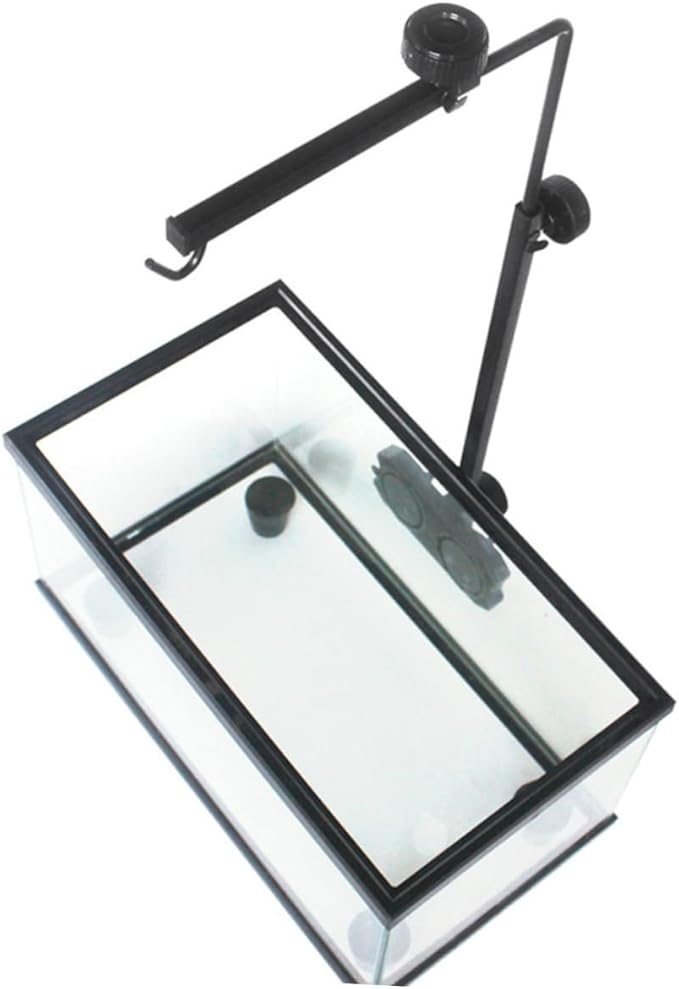 TOYANDONA Sturdy Bracket for Reptile Lamps Versatile Clamp Stand for Turtle Basking and Fish Tank Lighting Fade- Design for Use