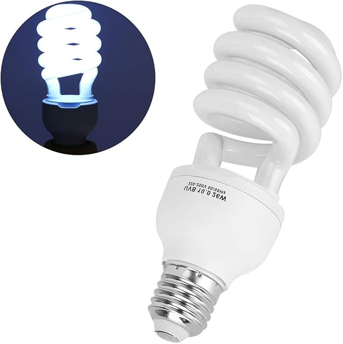 Akozon 26W Energy Saving UVB Light for Reptiles, Lizards, and Plants Sunlight Lamp (10.0 (Suitable for Desert Type))