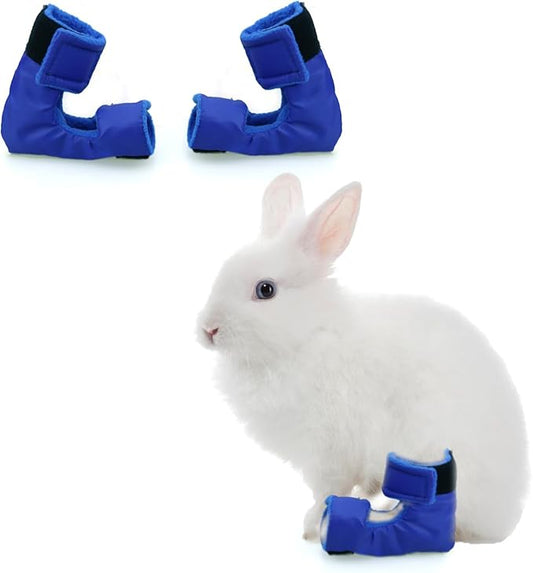 1 Pair of Water Resistant Rabbit Socks for Sore Hocks Elbow Protective for Bunny Recovery and Relief Wound Pain Waterproof