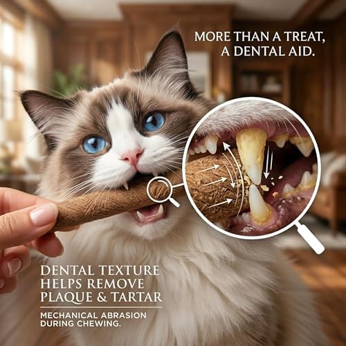 Freeze Dried Cat Chew Sticks Kitten Beef Treats No Grass 15pcs - Image 2