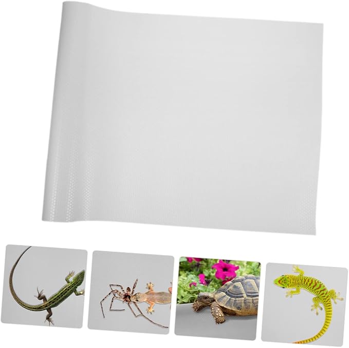 Reptile Carpet Mat for Bearded Dragon Snake Gecko Terrarium Substrate Liner Soft Bedding for Reptile Tanks for Lizards Turtles and Snakes 100% Safe Material