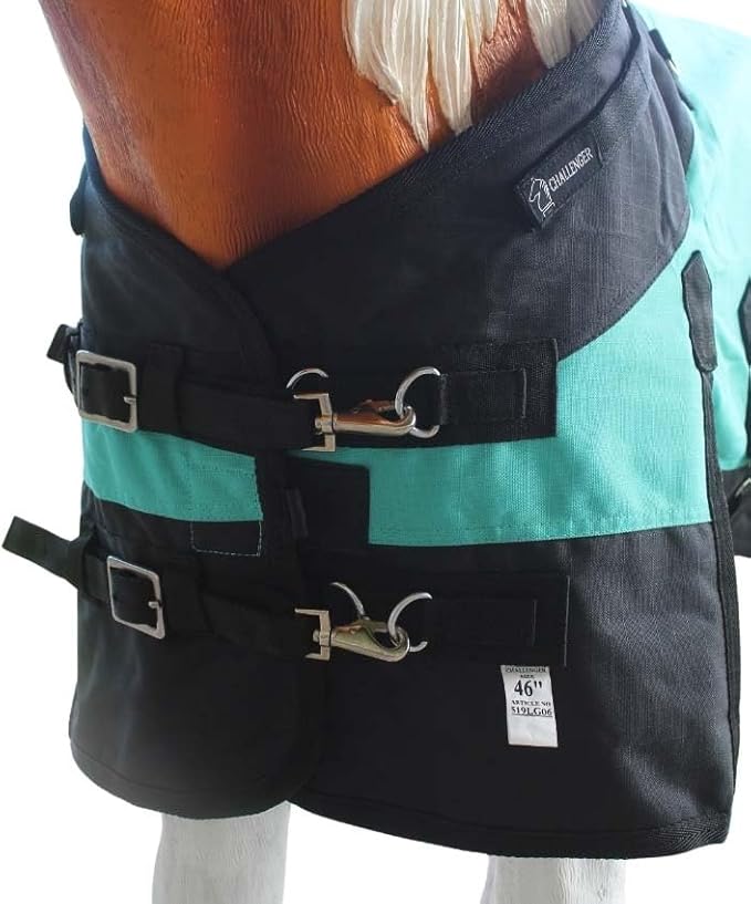 56" 1200D Foal Turnout Waterproof Fleece Lined Medium Winter Blanket 519LG06