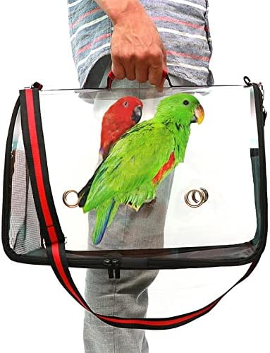 Birdcages Outdoor Bird Transport Cage Bird Travel Carrier Breathable Space Parrot Go Out Backpack Multi-Functional Bird Carrier Pet Supply,2