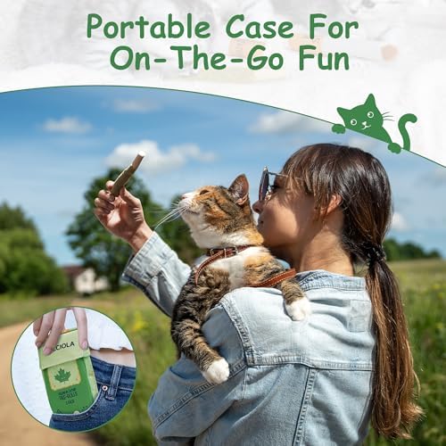 Nocciola 3 Pack Catnip Toys for Cats, Funny Cat Toys Filled with 100% Pure Organic Catnip, Safe Kitten Teething Chew and Kicker Toys - Image 6