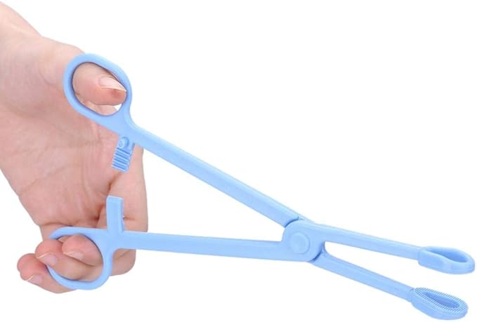 Reptile Feeding Tongs Reptile Feeding Clip Reptile Plastic Tweezers Tongs Feeding Tool