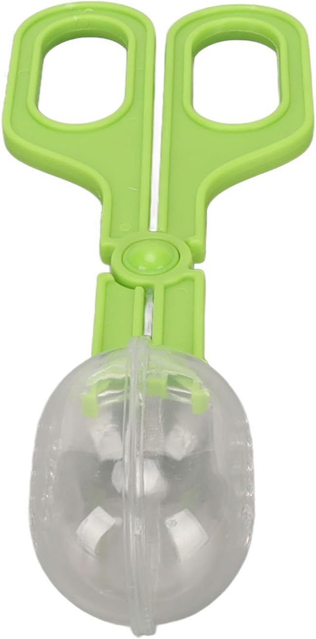 Acouto Reptile Tongs Reptile Clamp and Tool Poop Scoop with Lizard Stainless Steel Tweezers Pet SuppliesReptiles & AmphibiansTerrariums (Green)