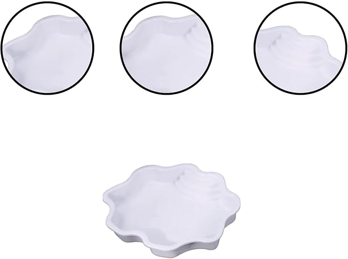 Reptile Bathing Tub with Non-Slip Surface and Entry Ramp for Easy Small Animal Soaking Container