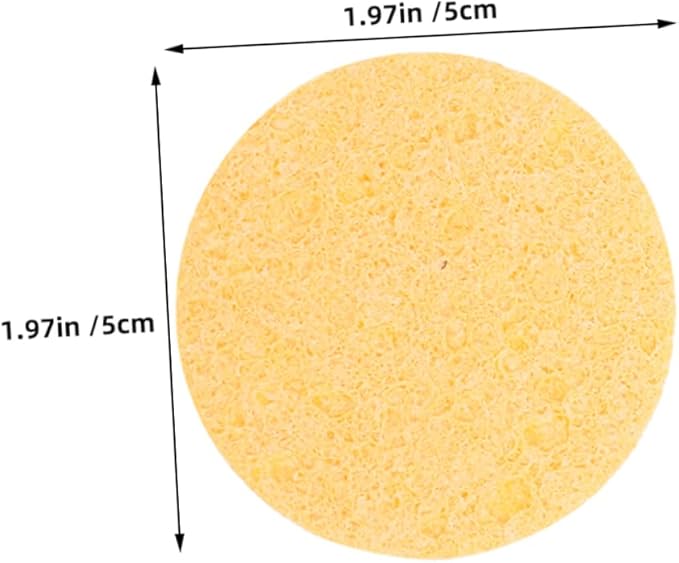 Mikikit 20pcs Crab Tank Accessories Humidity Keeping Sponges for Cleaning Water Dish