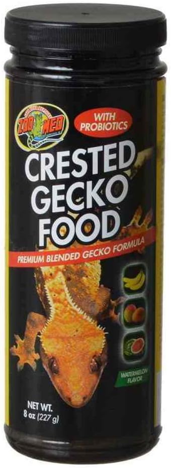 Zoo Med Crested Gecko Food - Watermelon - 8 oz, Black