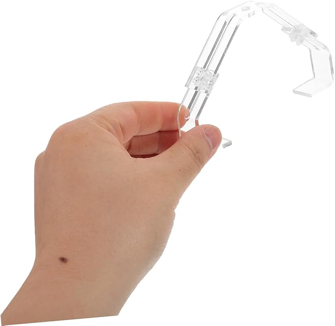 BESPORTBLE 2pcs Aquarium Lamp Clip Holder Light Fixing Claw for Fish Tank Terrarium Durable Support for Reptile Heating Lights Easy to Install Locking Mechanism
