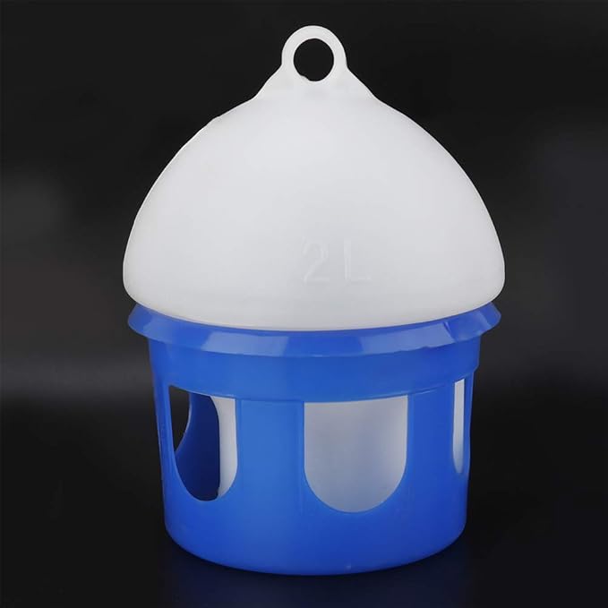 Automatic Bird Feeder, Large Capacity Bird Water Drinker Bird Supply for Pet Bird Parrots Water Bowl (2L)