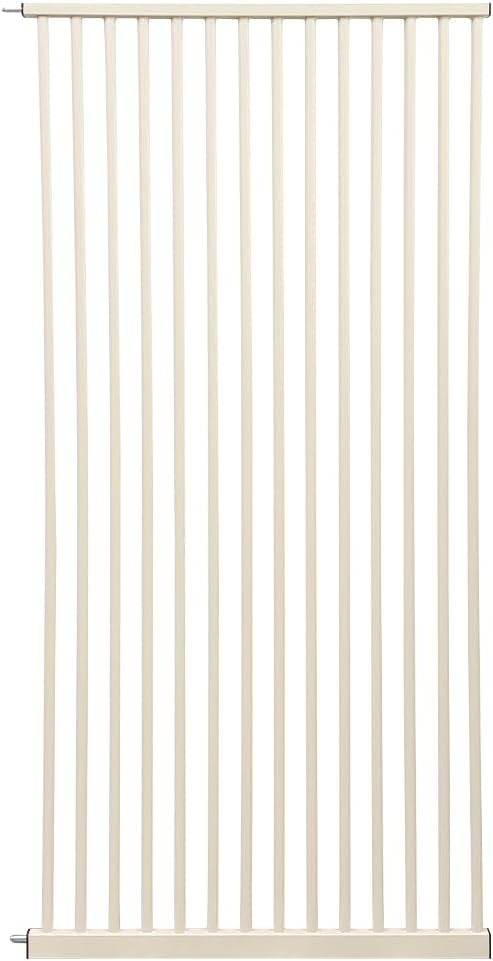 Lumizone Extra Tall Cat Gate Extension Kit 61.02" High Pressure Mounted 29.17" Extra Wide 1.37" Gap No Drilling Tall Pet Gate for Dogs (Cream, 61.02" H x 29.17" W, Extension)