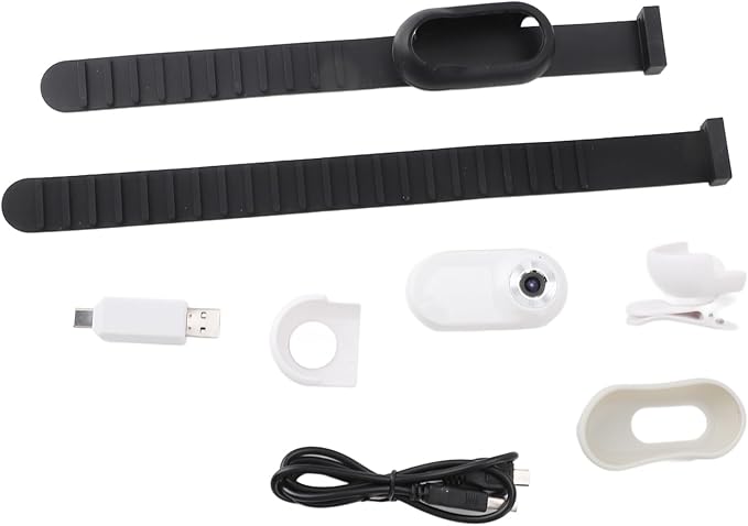 XUMIUZIY Pet Collar Camera, 1080P Camera for Dogs Cats with LCD Display, 170° Wide Angle, 5 Minutes Video Recording, 3 Hours Battery Life, Mini Action Cameras for Video Records