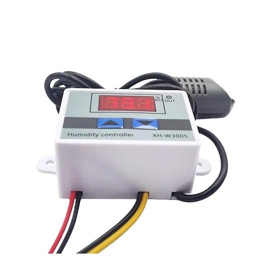 Digital Hygrometer W3005 LED Incubator Humidity Controller Sensor Measurer Detector Control Hygrometer 12V 24V 110V 220V(DC 12V)