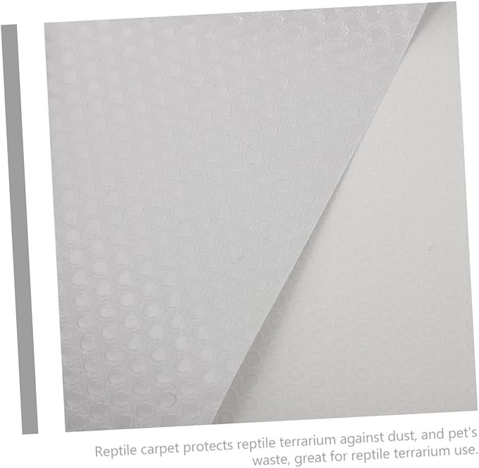 BESPORTBLE Reptile Carpet Mat for Bearded Dragons Snakes Lizards Tortoises Soft Terrarium Liner Easy to Clean Suitable for Reptile Tanks and Habitats
