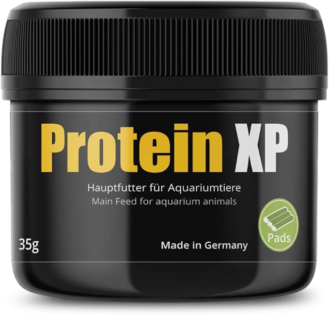 GlasGarten Protein XP - Complete Natural Protein Food for Shrimp Fish Snail Crab Growth Breeding (35g)