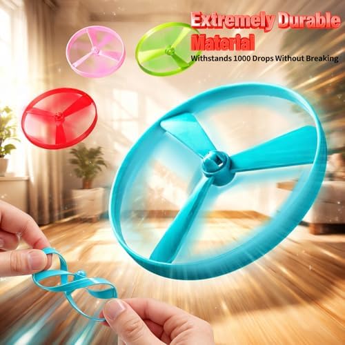 BABORUI Cat Toy Disc Launcher, Rechargeable Interactive Cat Fetch Toy Launcher with 8 Flying Discs, Flying Enrichment Toys for Indoor Bored Kittens & Adult Cats (Red) - Image 4