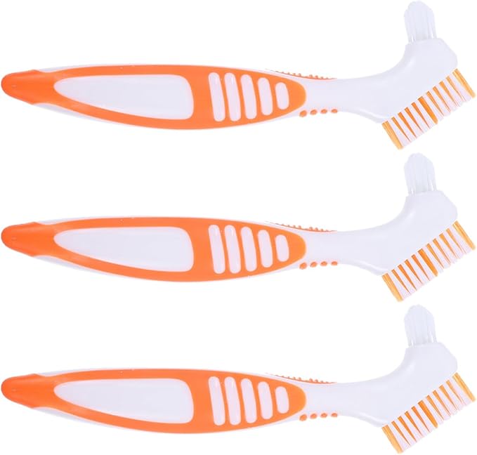 TEHAUX 3pcs Turtle Shell Cleaning Brush Mud Remover for Tortoise and Aquatic Turtle Habitat Portable Reptile Health Supplies