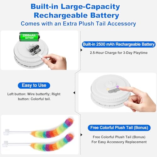 Interactive Cat Toys for Indoor Cats,Automatic Kitten Tunnel Toy - Image 5