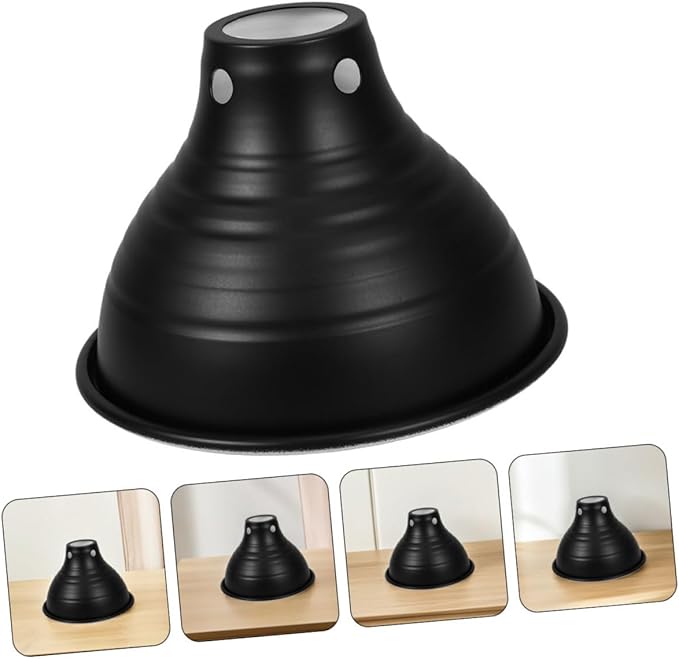 Operitacx 3pcs Reptile Heat Lamp Dome Insulation Cover Reflective Lampshade for Enhanced Brightness and Safety for Pet Stores Labs and Home Use