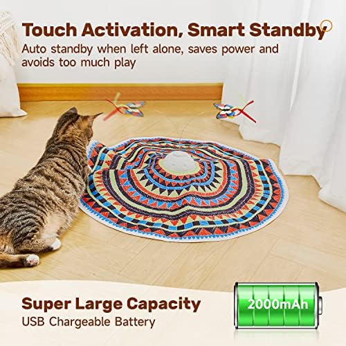 Potaroma Cat Toys Chargeable, 3in1 Hide and Seek, Interactive Fun - Image 6