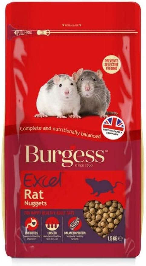 Burgess Excel Rat Food Nuggets (3.3lb) (May Vary)