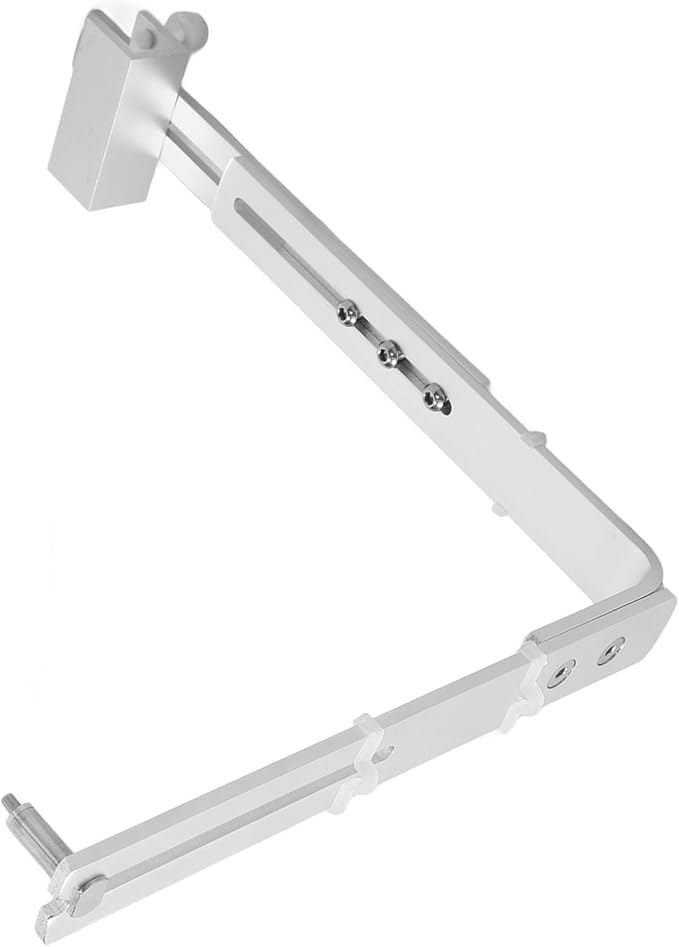 Aquarium Light Hanging Aluminum Alloy Adjustable Height Aquarium Light Stand, High Stability Reptile Stand, Suitable for Various Lighting needs. (Silver)
