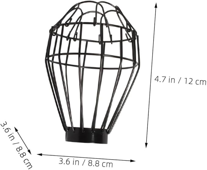4pcs Reptile Scalding Lamp Shade Bulb Guard for Pet Cages Efficient Heat Dissipation Safe for Bearded Dragons and Turtles Fits Lamp Holders