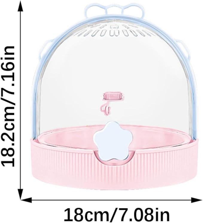 Bird Cage Bird Aviary Parrot Cage Flight Birdcag Bird Carrier Travel Carrier Cage Parakeet Cage Breathable Cage Spacious with Grids(Purple)
