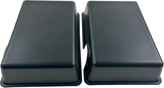 2 Pcs Humid Hideout Cave for Reptiles, Snake Hide for Ball Pythons, Gecko Hide, Leopard Geckos, Bearded Dragons,Compact Terrarium Decor with Easy-Clean Design (9.5"x6.7"x2.2" Large)