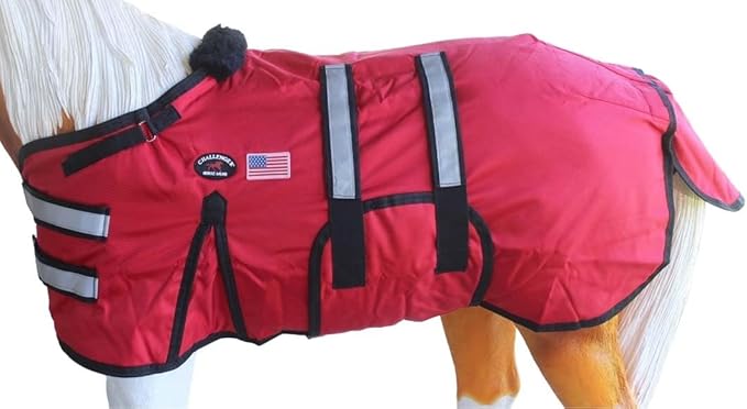 32-36(Small) 1680D Miniature Weanling Donkey Pony Horse Foal Winter Blanket 519TS01RD