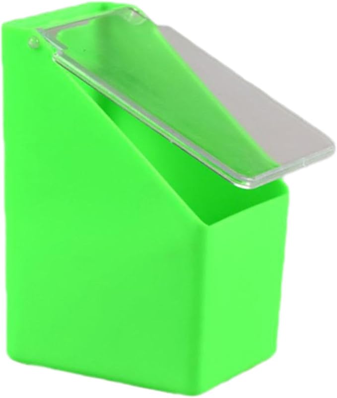 Pigeon Feeder, Food Storage Case, Single Hole Hanging Box, Dove Bird Feeding Case for Parrots Canaries Chickens Pigeons, Green