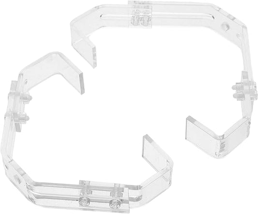 GALPADA 2Pcs Reptile Lamp Fixing Clip Sturdy Light Holder for Terrarium Aquarium Quick Attachment Reliable Stability for Fish Tank Glass Lighting