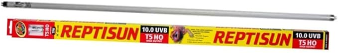DBDPet Zoomed Reptisun 34" 10.0 T5HO UV-B Bulb - Includes Attached Pro-Tip Guide - Great for Bearded Dragons, and Chameleons