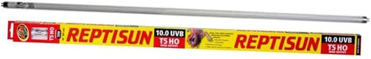 DBDPet Zoomed Reptisun 34" 10.0 T5HO UV-B Bulb - Includes Attached Pro-Tip Guide - Great for Bearded Dragons, and Chameleons