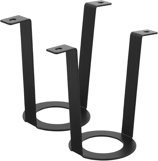 2pcs Reptile Lamp Holder Stand: Metal Light Bracket - UVB Lamp Fixture - Heat Emitter Holder for Tortoise Habitats Snake Enclosures Chameleon Cages