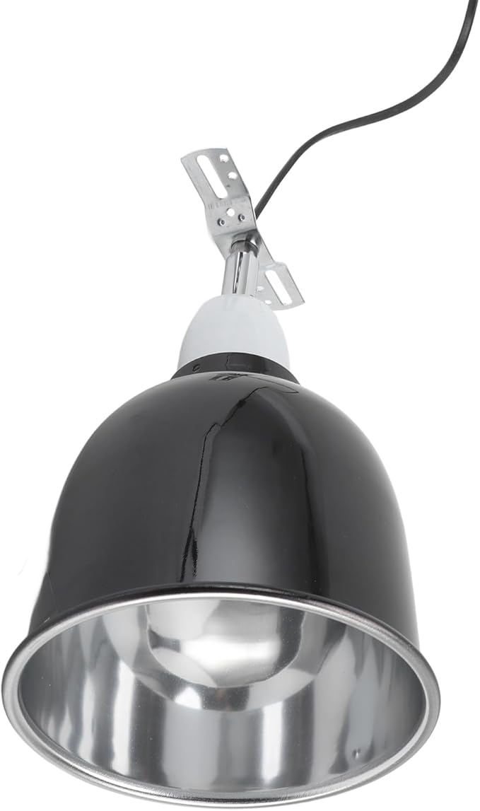 ZJchao Reptile Light Fixture Protective UVA UVB Lampshade for Lizards Turtles Snakes (US Plug 110V)
