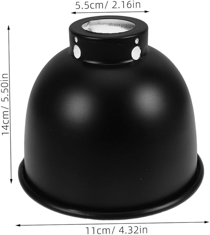 POPETPOP for Basking Bulbs Durable Optical Reflection Fixture for Terrariums Compatibility for Heating Bulbs