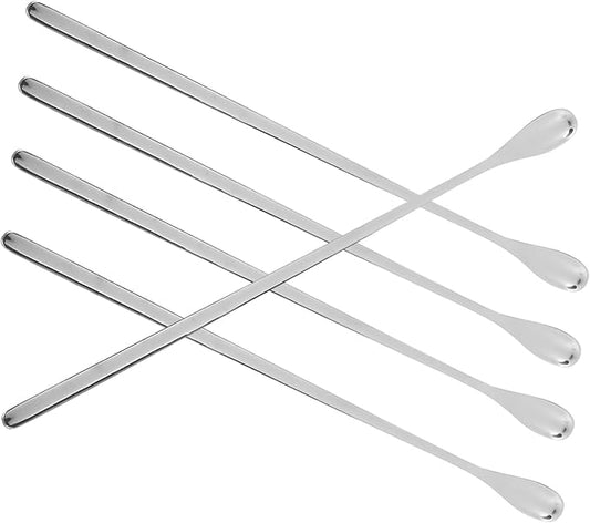 Abaodam 5pcs Lightweight Reptile Food Spoons for Lizard Feeding Portable Feeding Tools for Small Animals for Reptile Tanks and PET Care