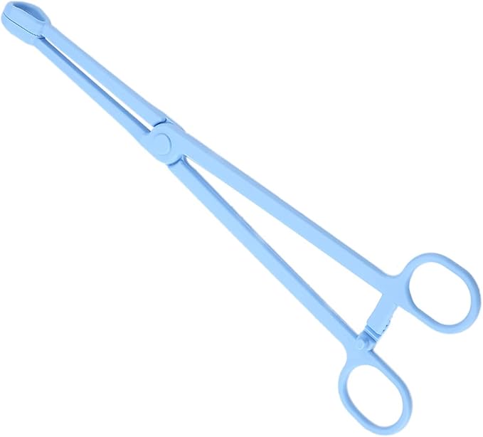 Blue Plastic Useful Pet Clip for Snake Lizard Reptile Animal Food
