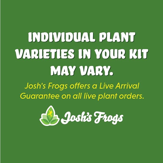 Josh's Frogs Tarantula Vivarium Bioactive Plant Kit (8x8x8 Terrarium)