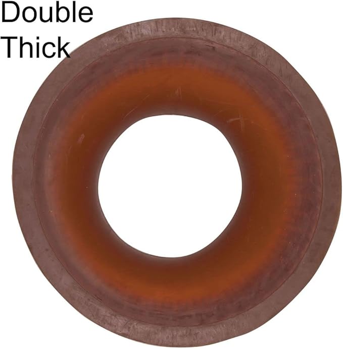 Dura-Tech Pull-On Double Thick Bell Boots for Horses | Extra Heavy-Duty Gum Rubber | 3/8" Thickness for Shock Absorption | Durable Overreach Protection