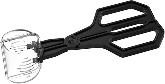 Clear Creature Captures Pliers for Reptiles Feeding Hygienic Easy to Design with Ergonomic Handle Multipurpose Use Reptiles Handling Clamp