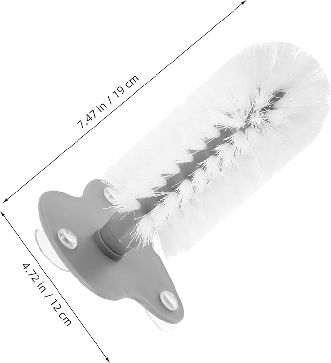 Milisten Turtle Shell Cleaning Brush Suction Cup Safe Material for Easy Mud Removal Dual-Purpose Scratcher Massager for Turtle Health